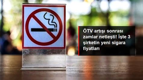 sigara zamlari 2022